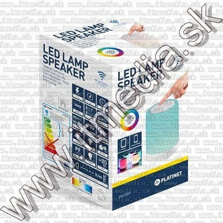 Image of Érintő kapcsolós LED lámpás Bluetooth Hangszóró 5W 43518 (IT12843)